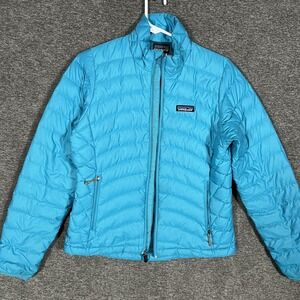Patagonia Down Jacket Womens XS Blue Puffer Insulated Lightweight Outdoor Hiking